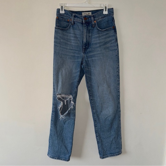Madewell The Perfect Vintage Straight Jean in Reinhart Wash 26 - Picture 2 of 7